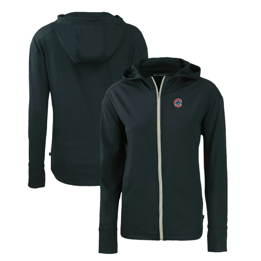 Chicago Cubs Cutter & Buck Women's Daybreak Eco Recycled Full-Zip Hoodie | MLB On Sale