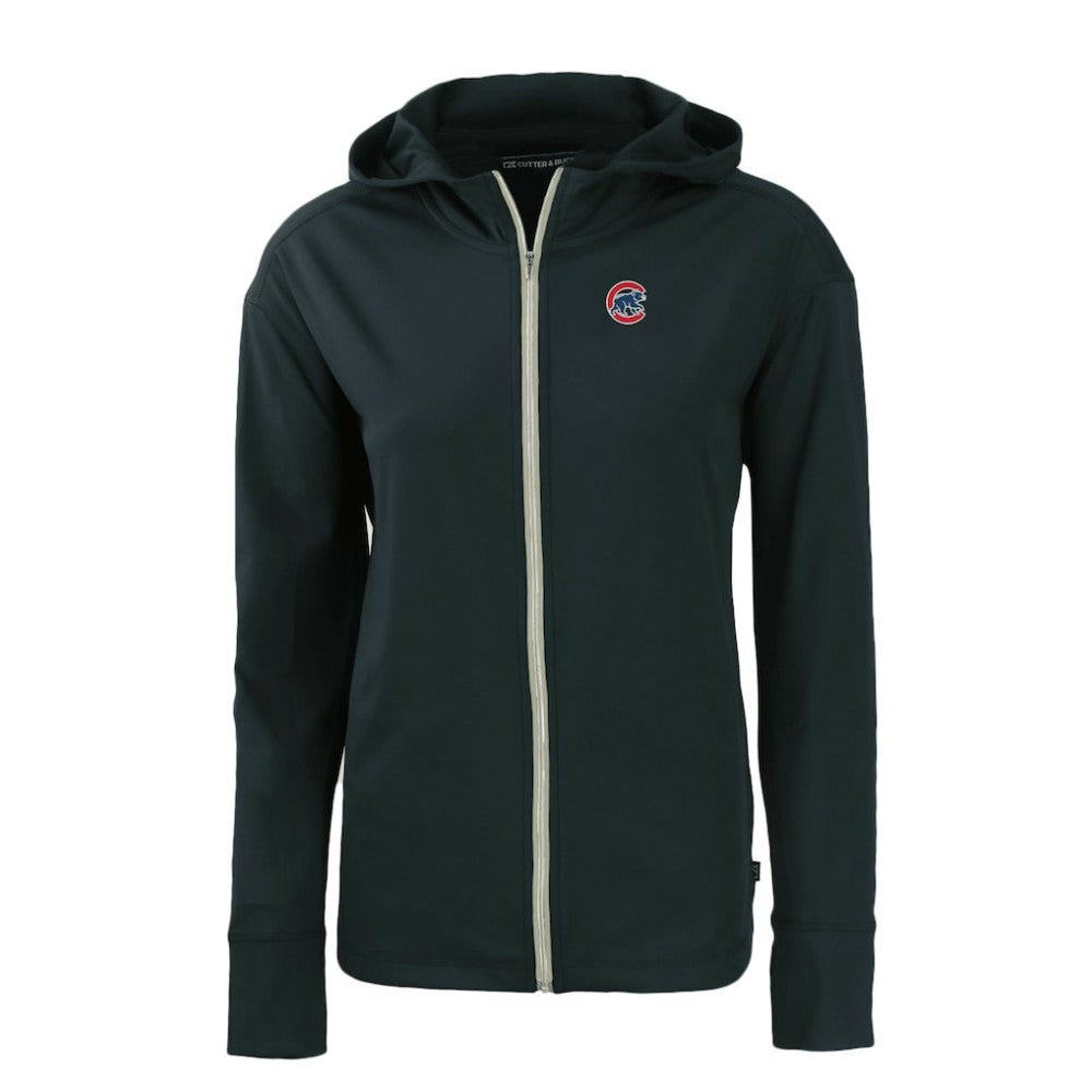 Chicago Cubs Cutter & Buck Women's Daybreak Eco Recycled Full-Zip Hoodie | MLB On Sale