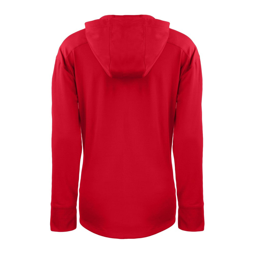 Cleveland Guardians Cutter & Buck Women's Daybreak Eco Recycled Half-Zip Hoodie | MLB On Sale
