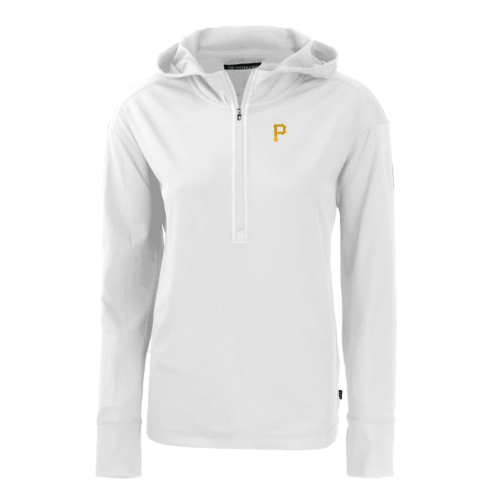 Pittsburgh Pirates Cutter & Buck Women's Daybreak Eco Recycled Half-Zip Hoodie | MLB Near me