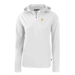 Pittsburgh Pirates Cutter & Buck Women's Daybreak Eco Recycled Half-Zip Hoodie | MLB Near me