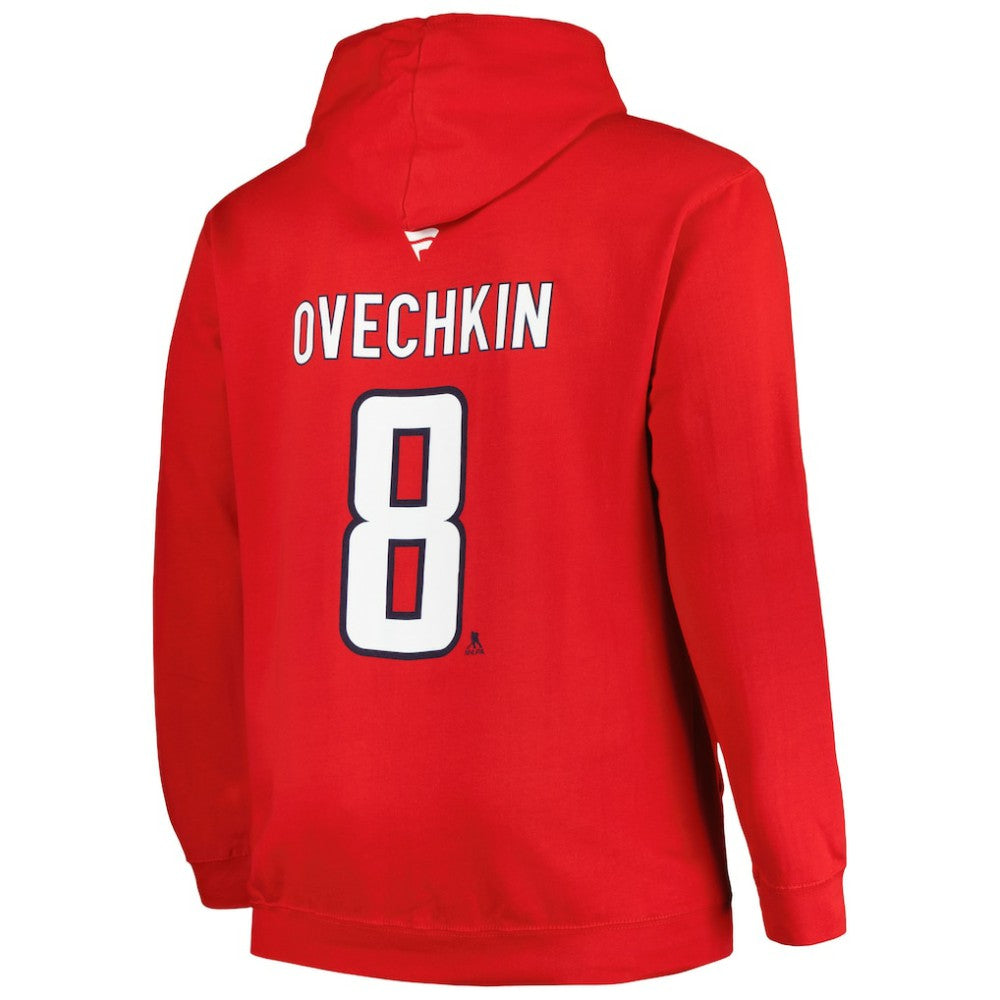Alexander Ovechkin Washington Capitals Profile Big & Tall Name & Number Pullover Hoodie For Sale