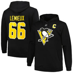 Mario Lemieux Pittsburgh Penguins Mitchell & Ness Name & Number Pullover Hoodie For Sale