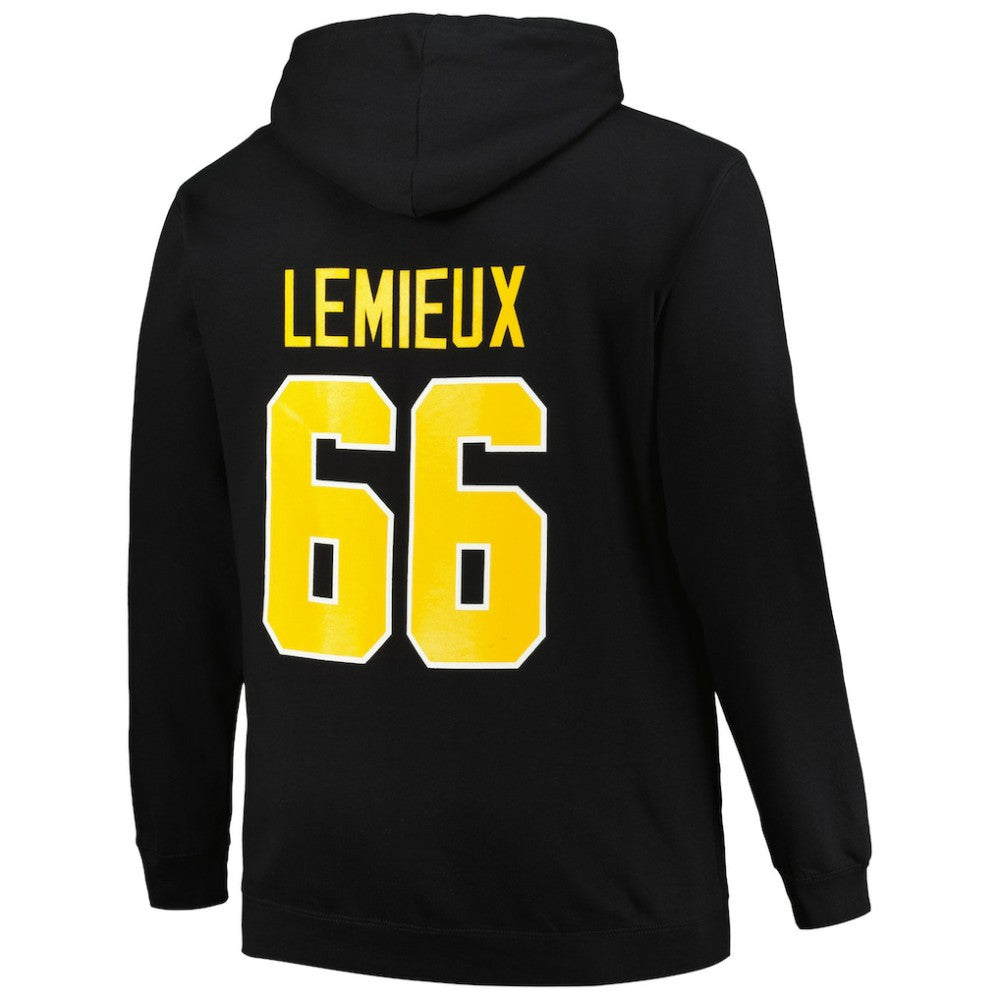 Mario Lemieux Pittsburgh Penguins Mitchell & Ness Name & Number Pullover Hoodie For Sale