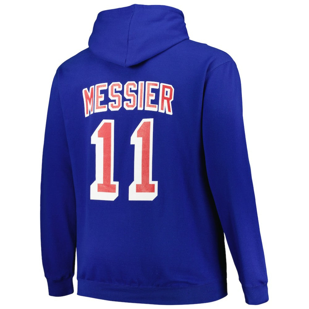 Mark Messier New York Rangers Mitchell & Ness Name & Number Pullover Hoodie On Sale