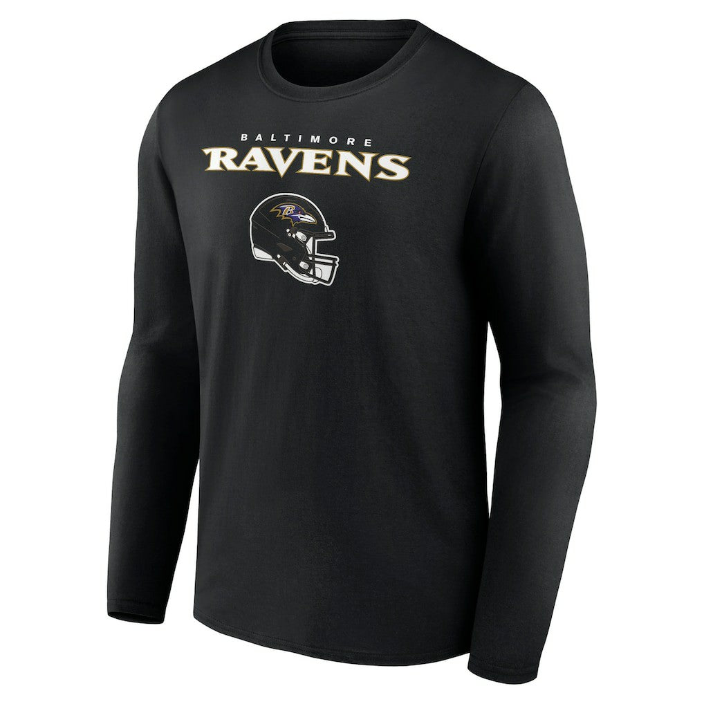 Baltimore Ravens  Lamar Jackson  Team Wordmark Long Sleeve T-Shirt