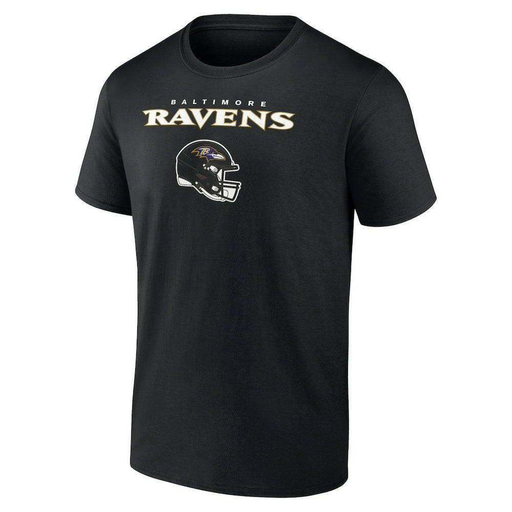 Baltimore Ravens  Lamar Jackson  Team Wordmark Name & Number T-Shirt