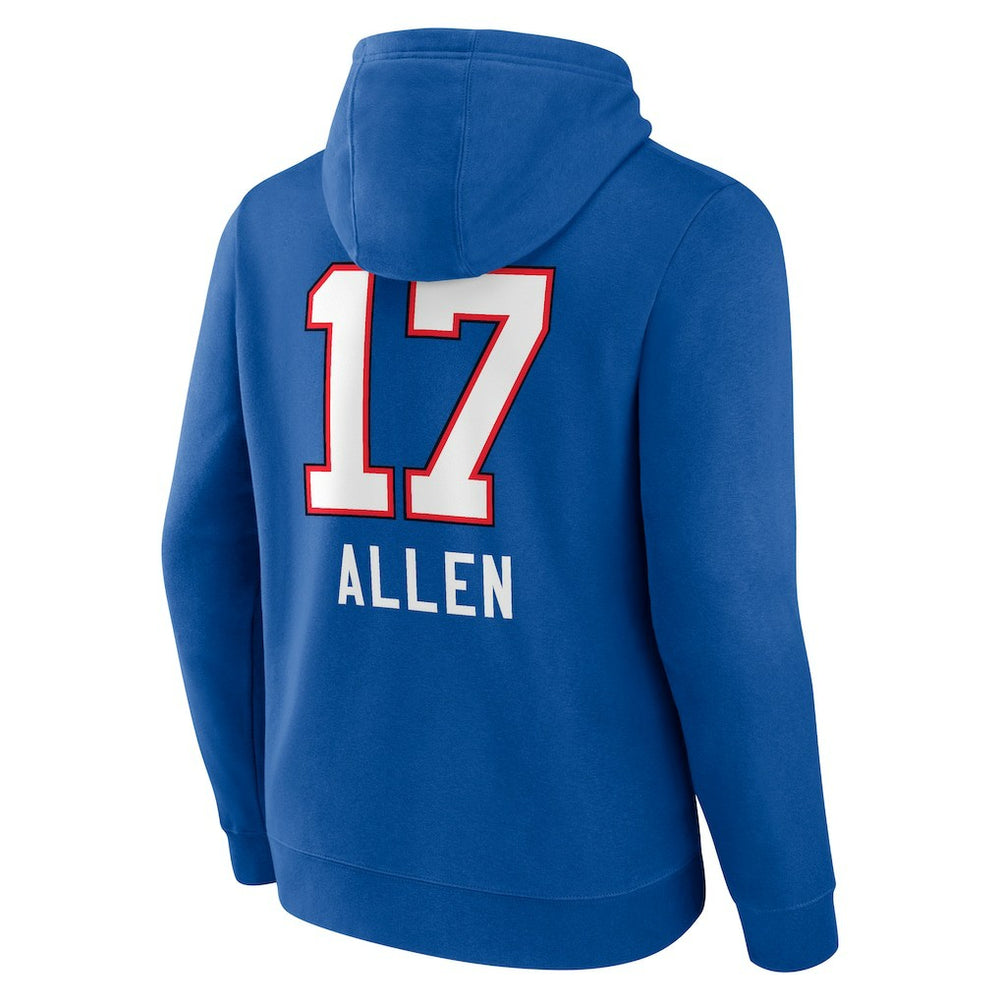 Buffalo Bills  Josh Allen  Team Wordmark Pullover Hoodie
