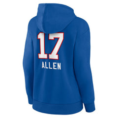 Buffalo Bills  Josh Allen  Women's Team Wordmark Pullover Hoodie