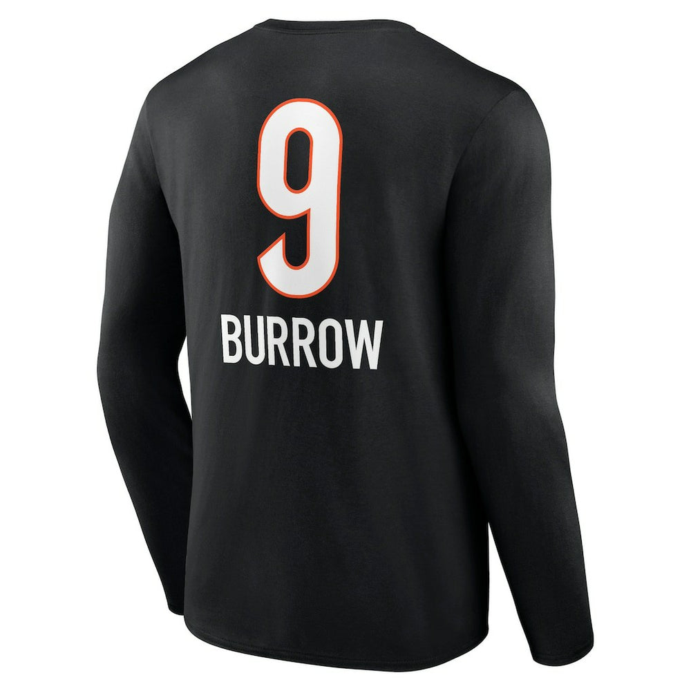 Cincinnati Bengals  Joe Burrow  Team Wordmark Long Sleeve T-Shirt