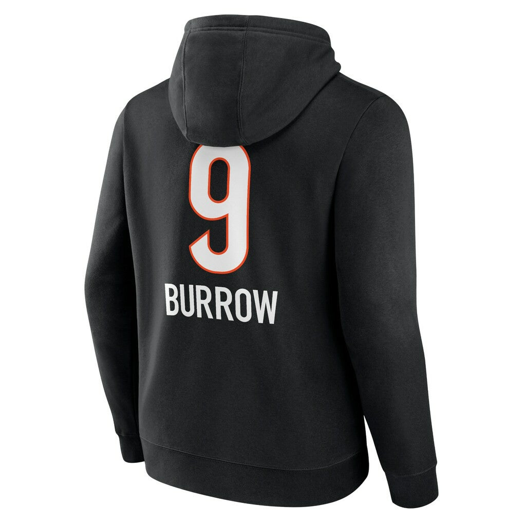 Cincinnati Bengals  Joe Burrow  Team Wordmark Pullover Hoodie
