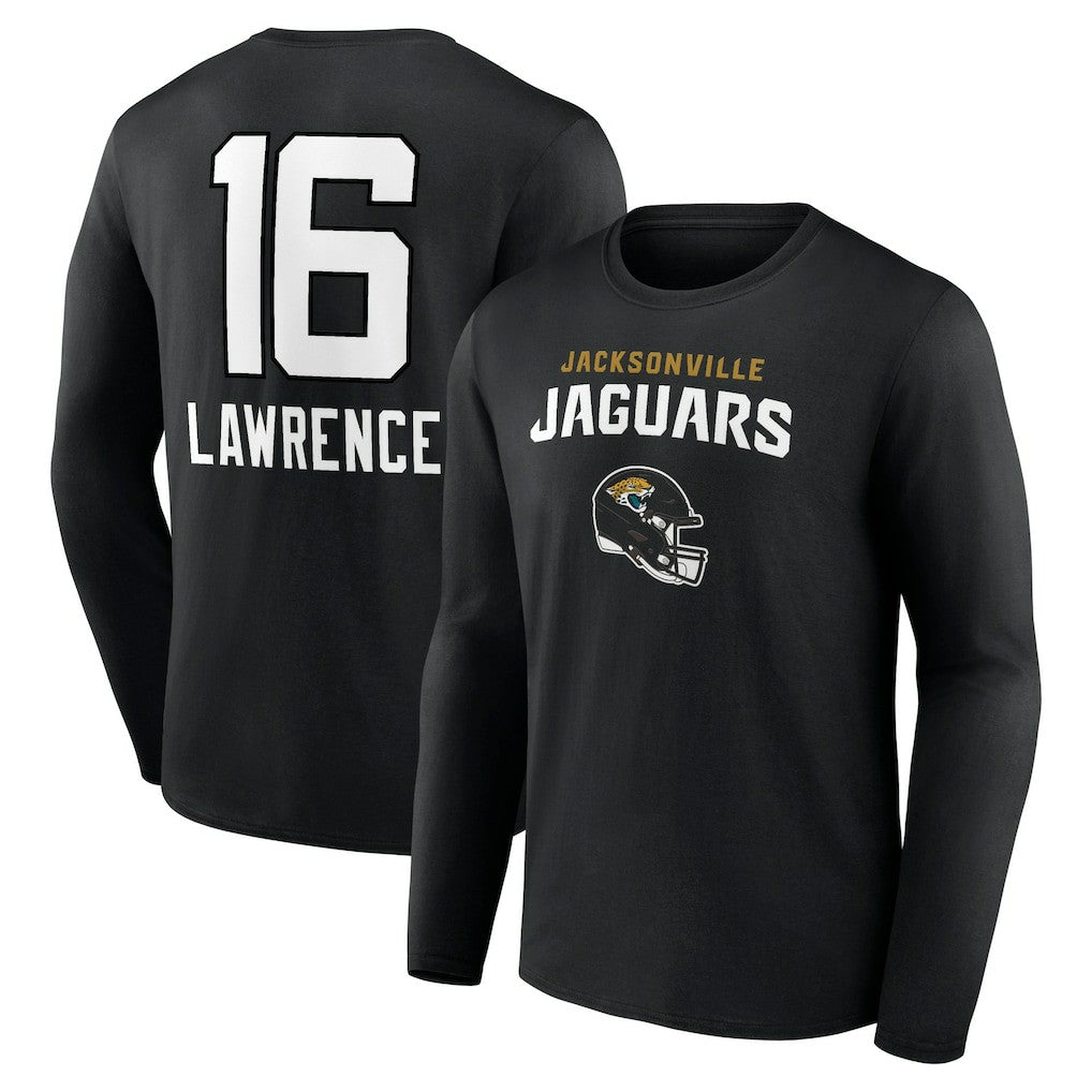 Jacksonville Jaguars  Trevor Lawrence  Team Wordmark Long Sleeve T-Shirt