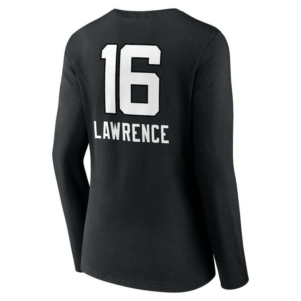 Jacksonville Jaguars  Trevor Lawrence  Women's Team Wordmark Long Sleeve V-Neck T-Shirt