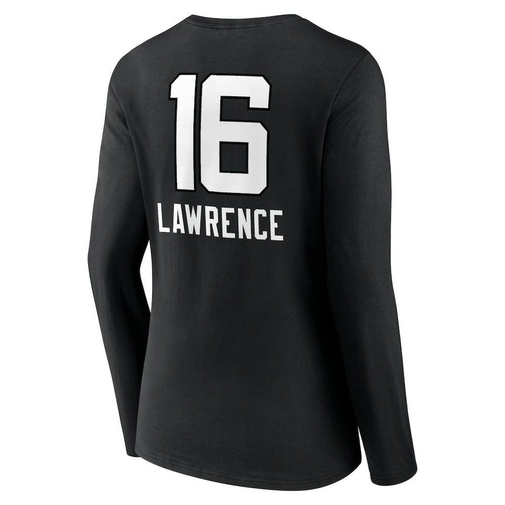 Jacksonville Jaguars  Trevor Lawrence  Women's Team Wordmark Long Sleeve V-Neck T-Shirt
