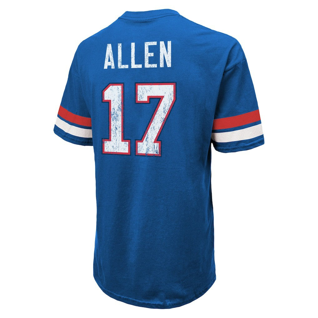 Buffalo Bills  Josh Allen  Majestic Threads Name & Number Oversize Fit T-Shirt