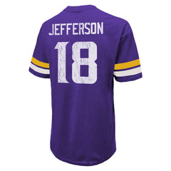 Minnesota Vikings  Justin Jefferson  Majestic Threads Name & Number Oversized Fit T-Shirt