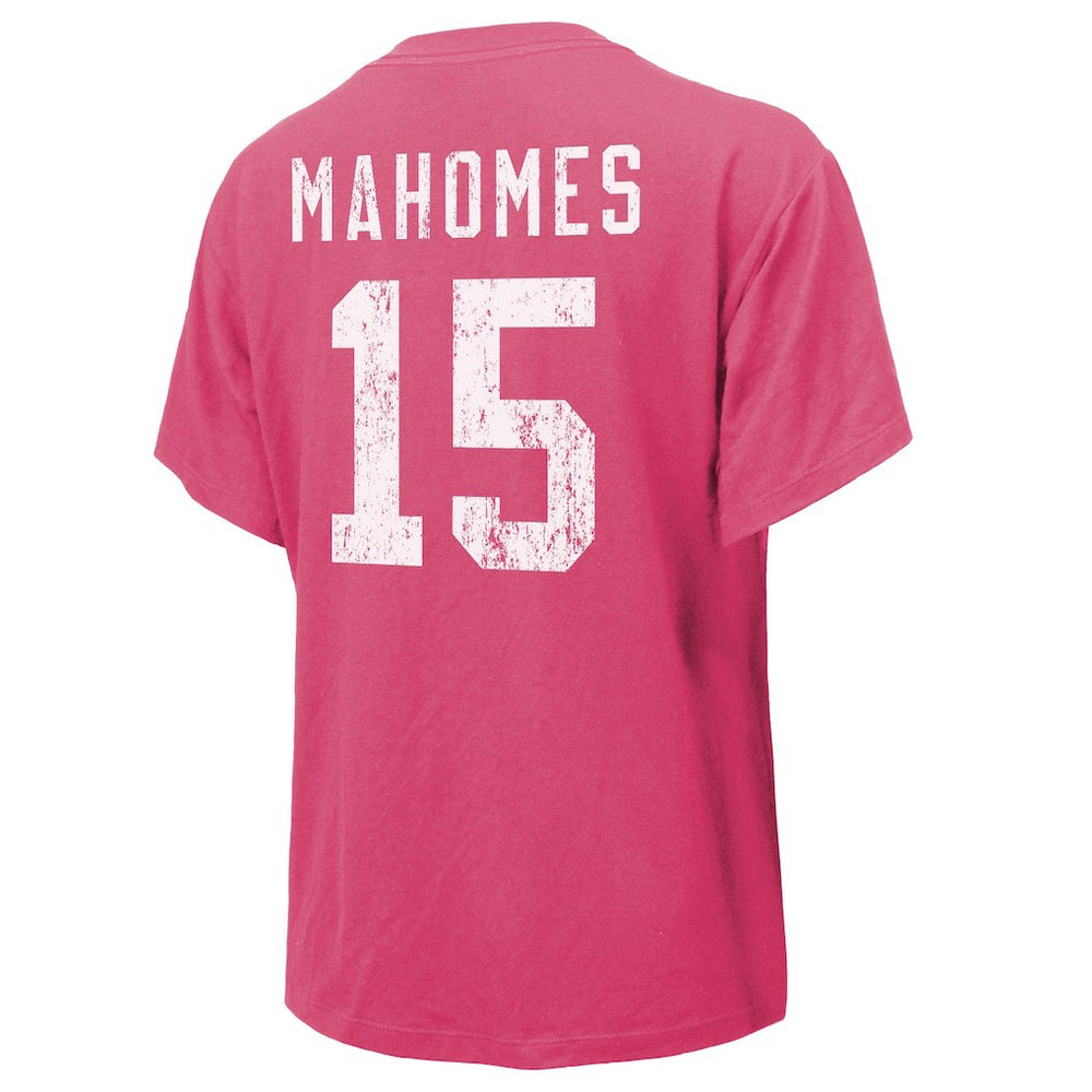 Kansas City Chiefs  Patrick Mahomes  Majestic Threads Women's Name & Number T-Shirt