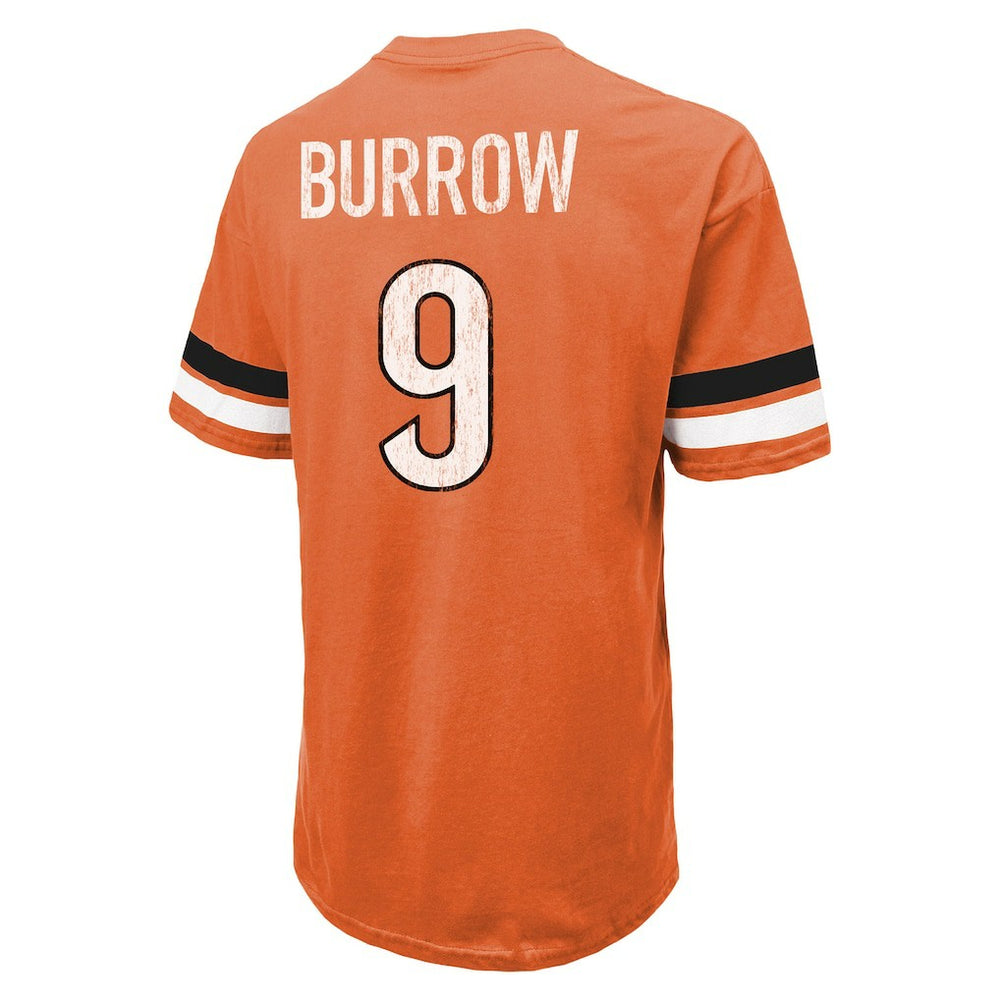Cincinnati Bengals  Joe Burrow  Majestic Threads Name & Number Oversize Fit T-Shirt