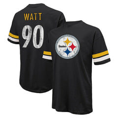 Pittsburgh Steelers  T.J. Watt  Majestic Threads Name & Number Oversize Fit T-Shirt