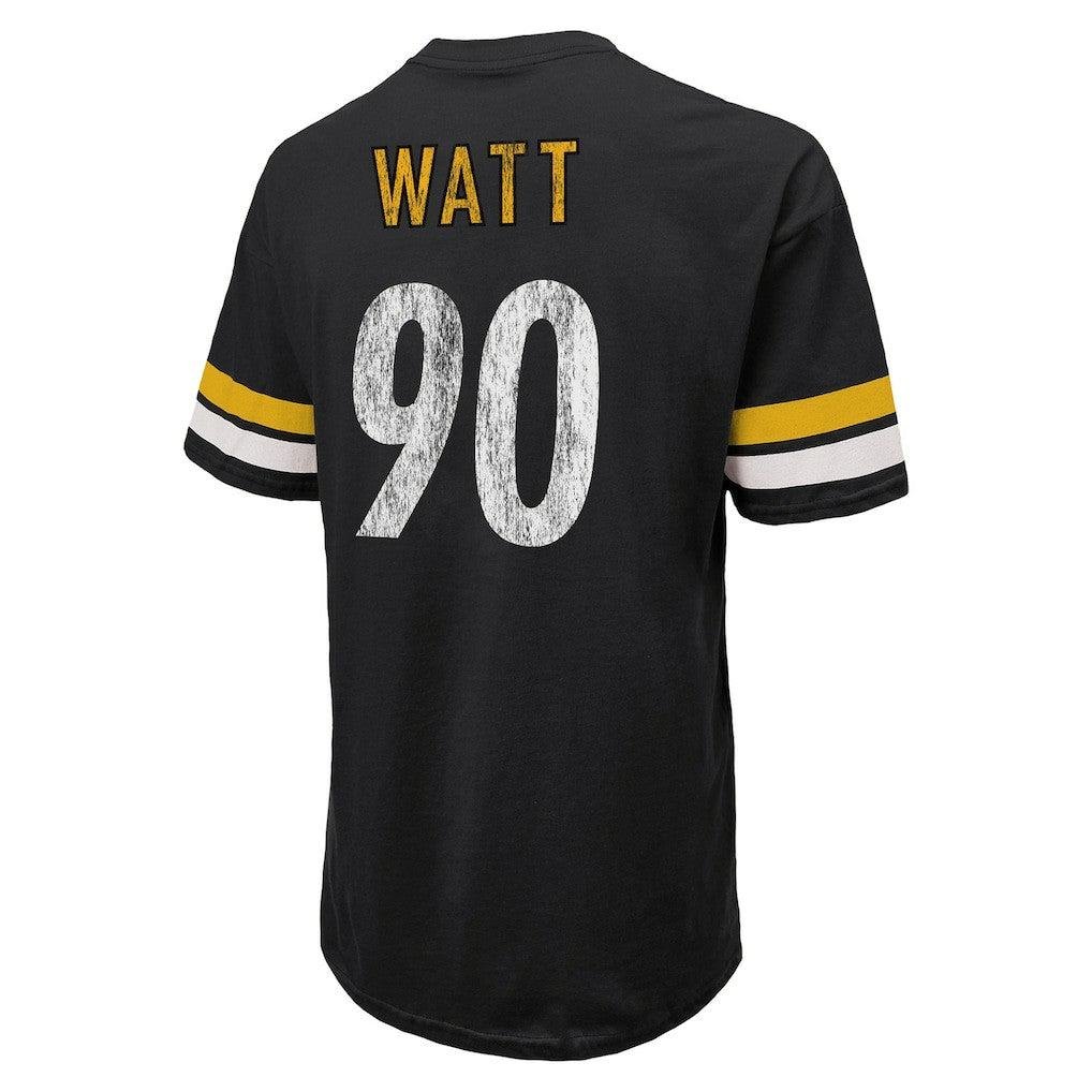 Pittsburgh Steelers  T.J. Watt  Majestic Threads Name & Number Oversize Fit T-Shirt