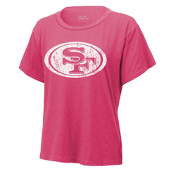 San Francisco 49ers  Christian McCaffrey  Majestic Threads Women's Name & Number T-Shirt
