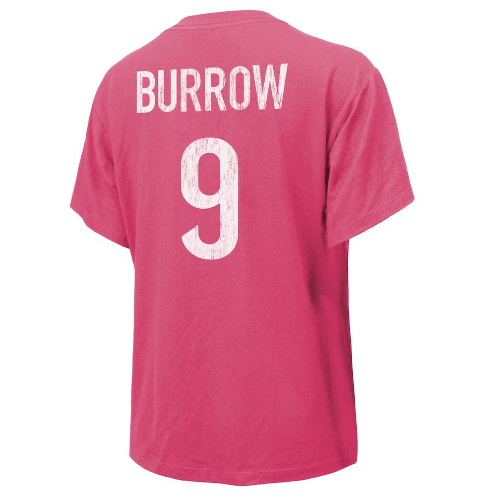 Cincinnati Bengals  Joe Burrow  Majestic Threads Women's Name & Number T-Shirt