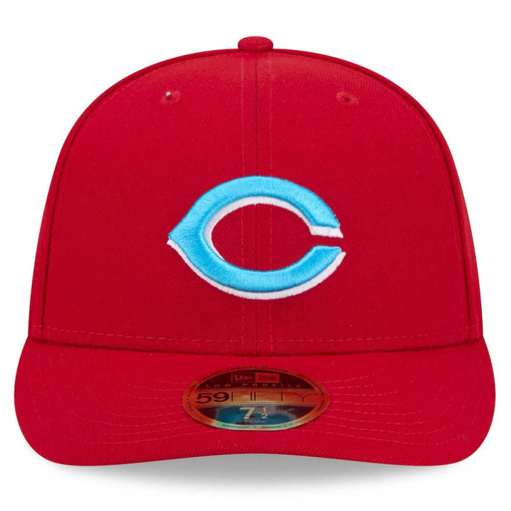 Cincinnati Reds New Era 2024 Father's Day Low Profile 59FIFTY Fitted Hat | MLB For sale