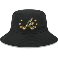 Atlanta Braves New Era 2024 Armed Forces Day Bucket Hat | MLB Shop
