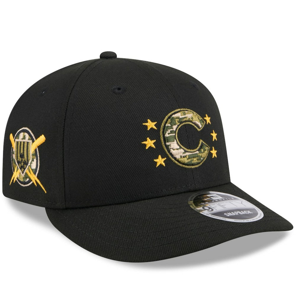 Chicago Cubs New Era 2024 Armed Forces Day Low Profile 9FIFTY Snapback Hat | MLB For sale