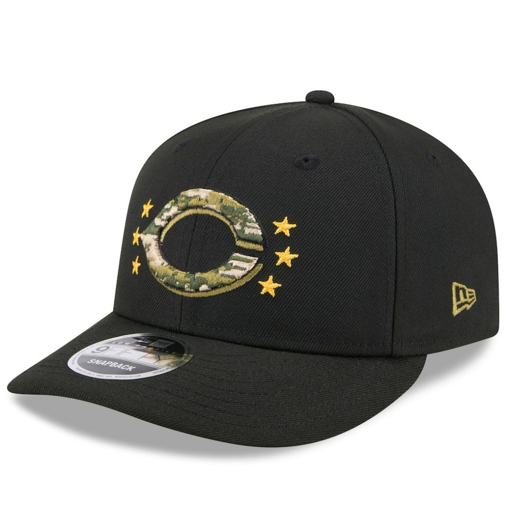 Cincinnati Reds New Era 2024 Armed Forces Day Low Profile 9FIFTY Snapback Hat | MLB Sale