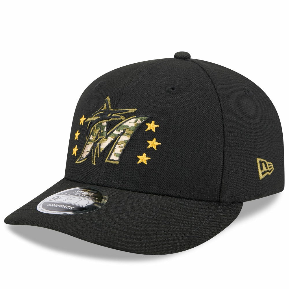 Miami Marlins New Era 2024 Armed Forces Day Low Profile 9FIFTY Snapback Hat | MLB Near me