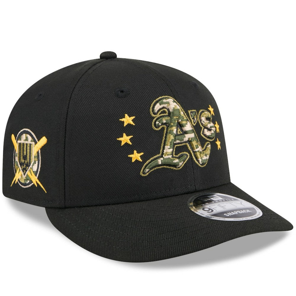 Athletics New Era 2024 Armed Forces Day Low Profile 9FIFTY Snapback Hat | MLB Outlet
