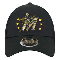 Miami Marlins New Era 2024 Armed Forces Day 9FORTY Adjustable Hat | MLB Online