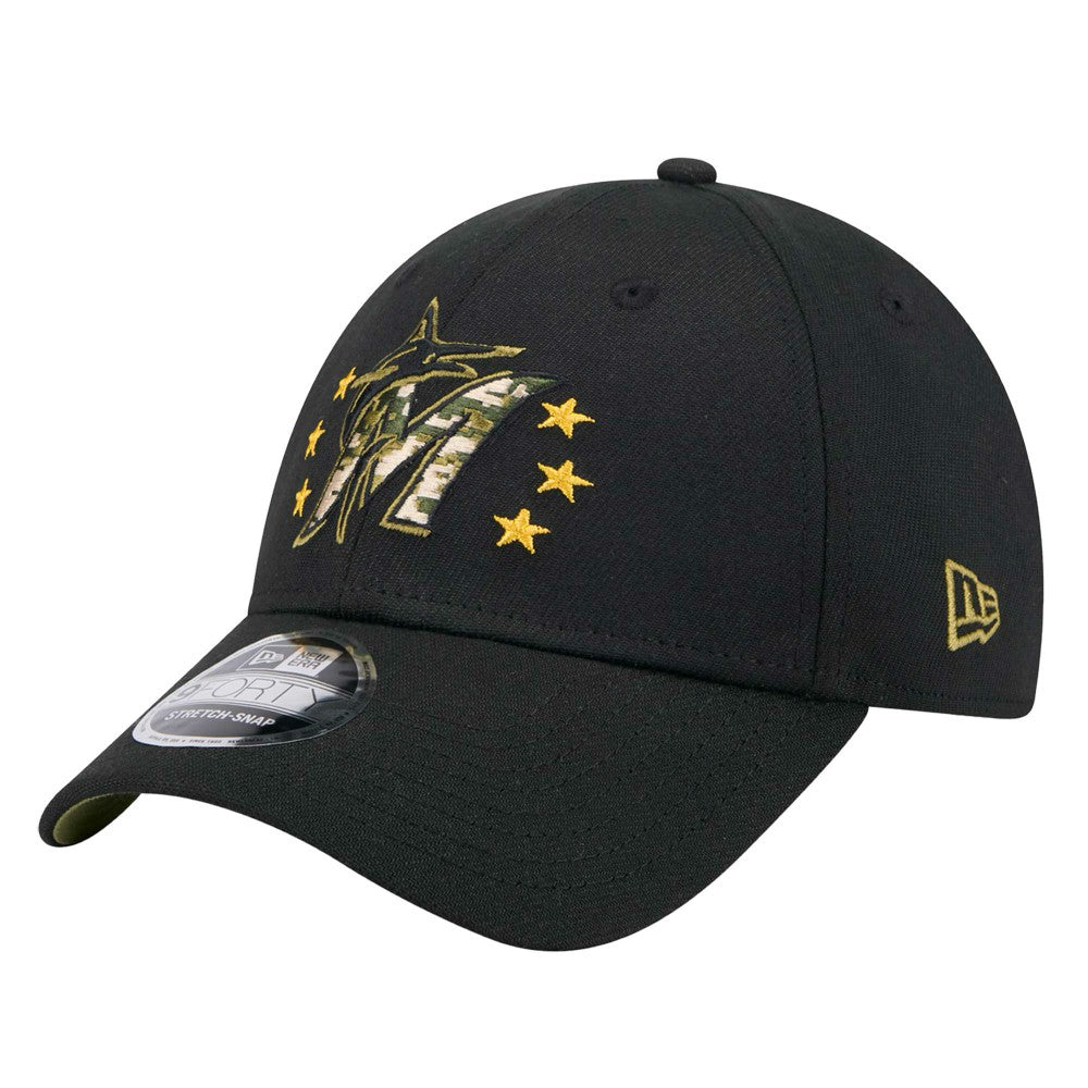 Miami Marlins New Era 2024 Armed Forces Day 9FORTY Adjustable Hat | MLB Online