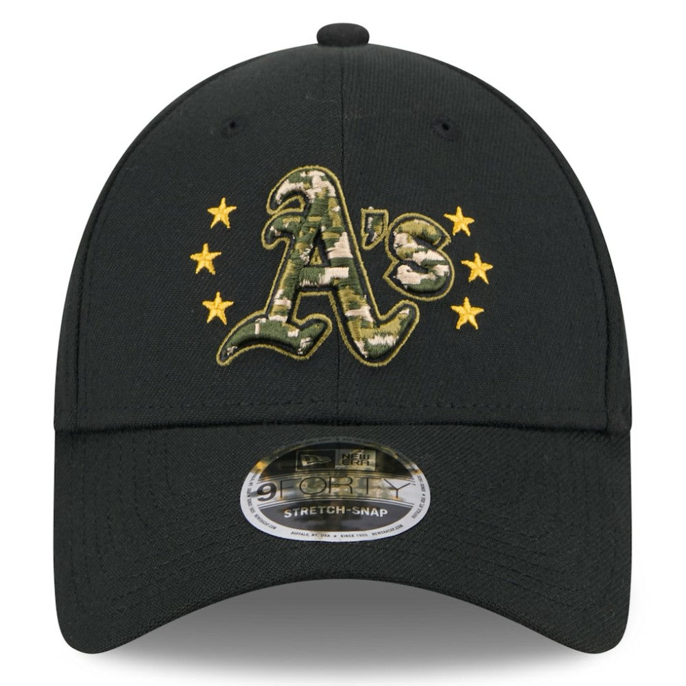 Athletics New Era 2024 Armed Forces Day 9FORTY Adjustable Hat | MLB Online