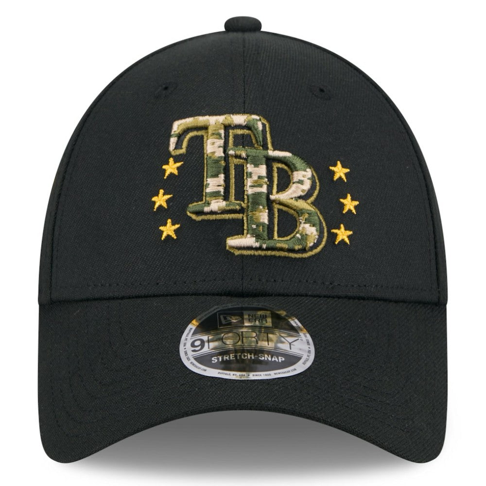 Tampa Bay Rays New Era 2024 Armed Forces Day 9FORTY Adjustable Hat | MLB Discount
