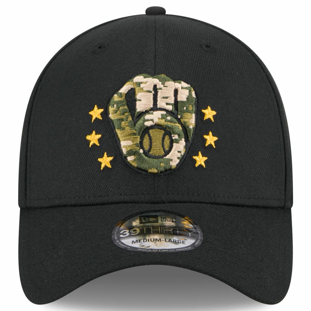 Milwaukee Brewers New Era 2024 Armed Forces Day 39THIRTY Flex Hat | MLB On Sale