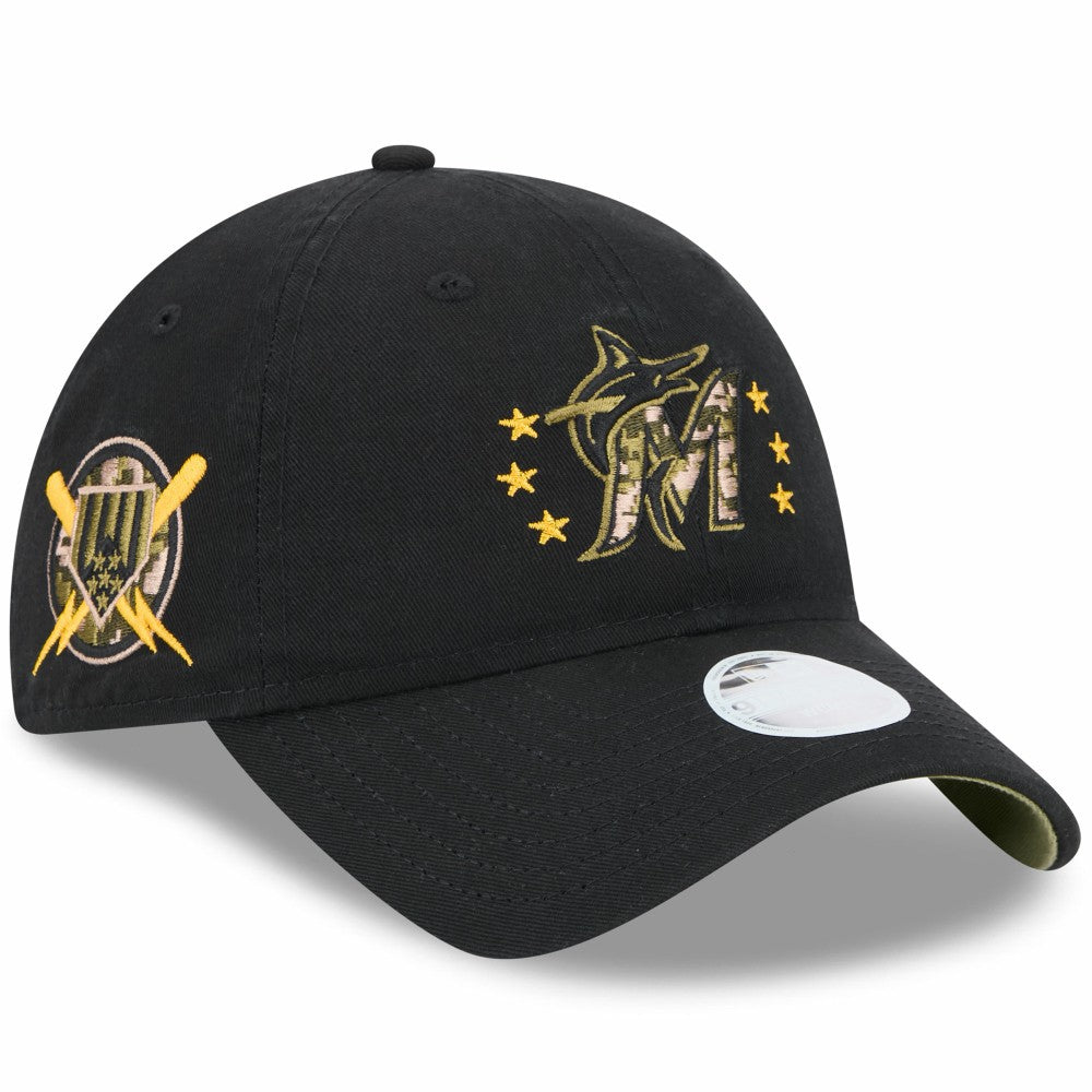 Miami Marlins New Era Women's 2024 Armed Forces Day 9TWENTY Adjustable Hat | MLB On Sale