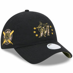 Miami Marlins New Era Women's 2024 Armed Forces Day 9TWENTY Adjustable Hat | MLB On Sale