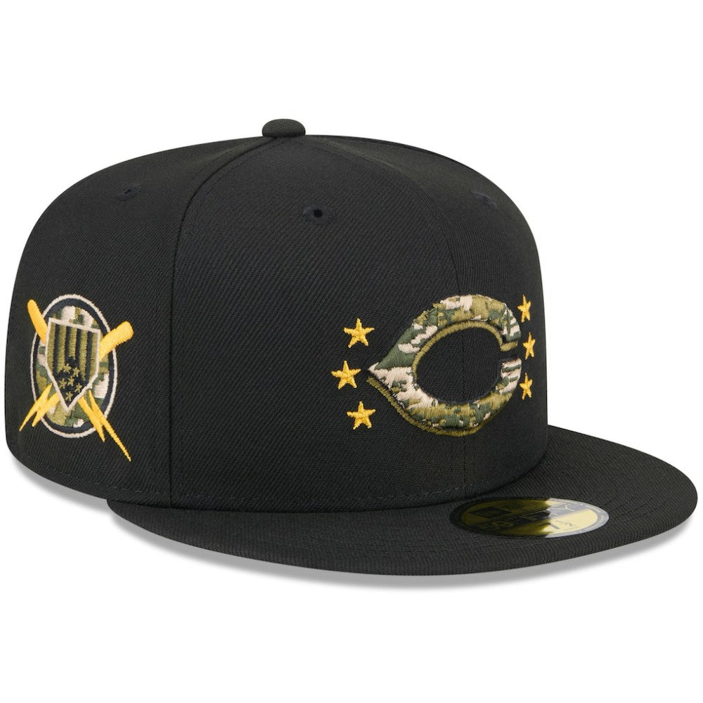 Cincinnati Reds New Era 2024 Armed Forces Day On-Field 59FIFTY Fitted Hat | MLB New