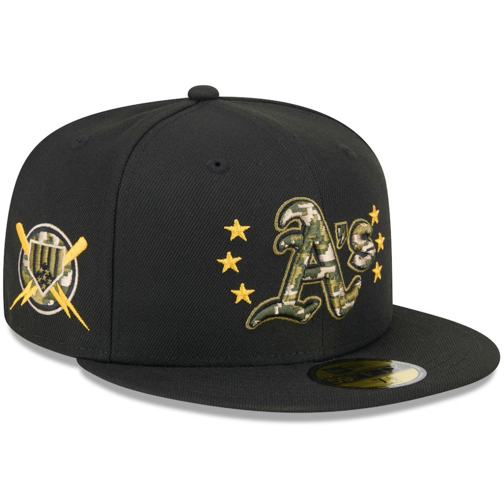 Athletics New Era 2024 Armed Forces Day On-Field 59FIFTY Fitted Hat | MLB New