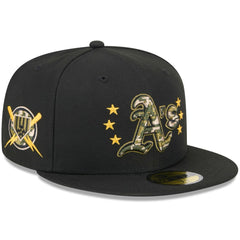 Athletics New Era 2024 Armed Forces Day On-Field 59FIFTY Fitted Hat | MLB New