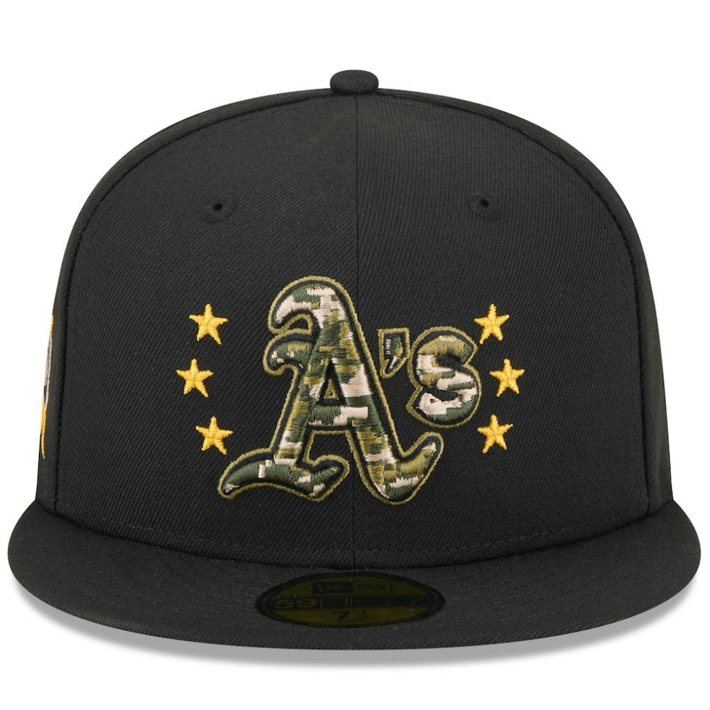 Athletics New Era 2024 Armed Forces Day On-Field 59FIFTY Fitted Hat | MLB New