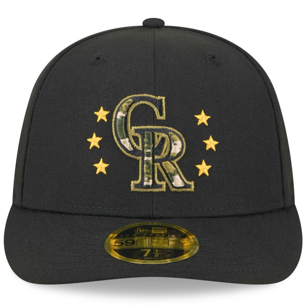 Colorado Rockies New Era 2024 Armed Forces Day Low Profile 59FIFTY Fitted Hat | MLB Discount