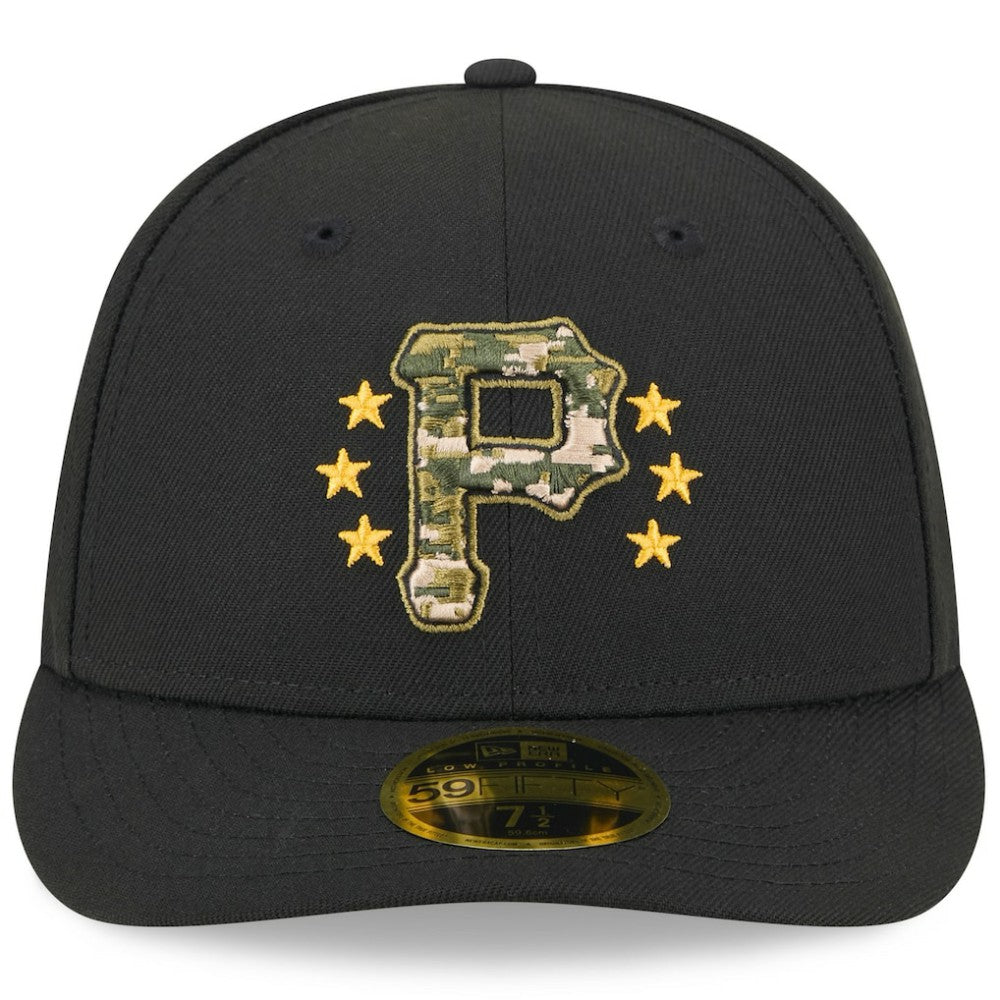 Pittsburgh Pirates New Era 2024 Armed Forces Day Low Profile 59FIFTY Fitted Hat | MLB For sale
