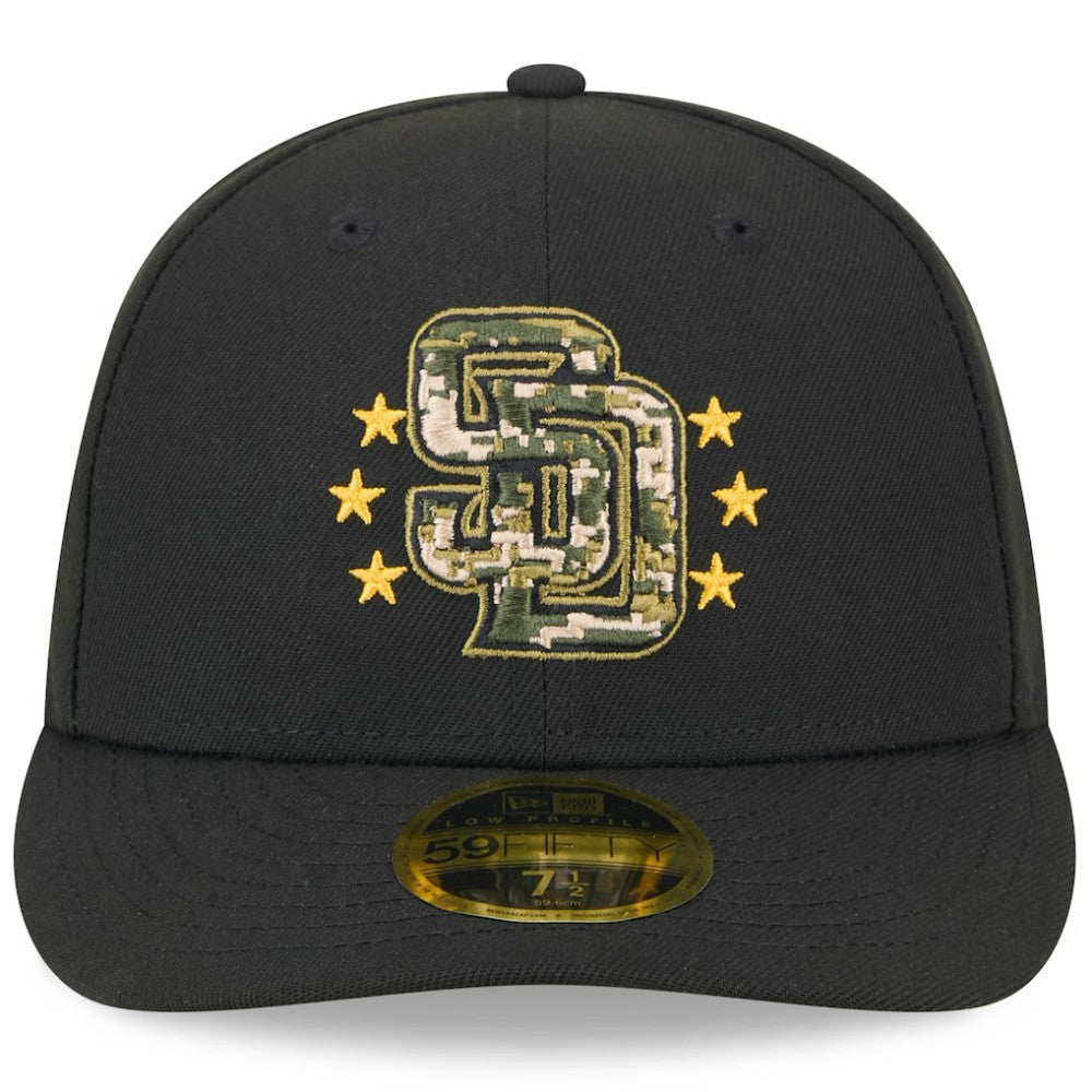 San Diego Padres New Era 2024 Armed Forces Day Low Profile 59FIFTY Fitted Hat | MLB Discount