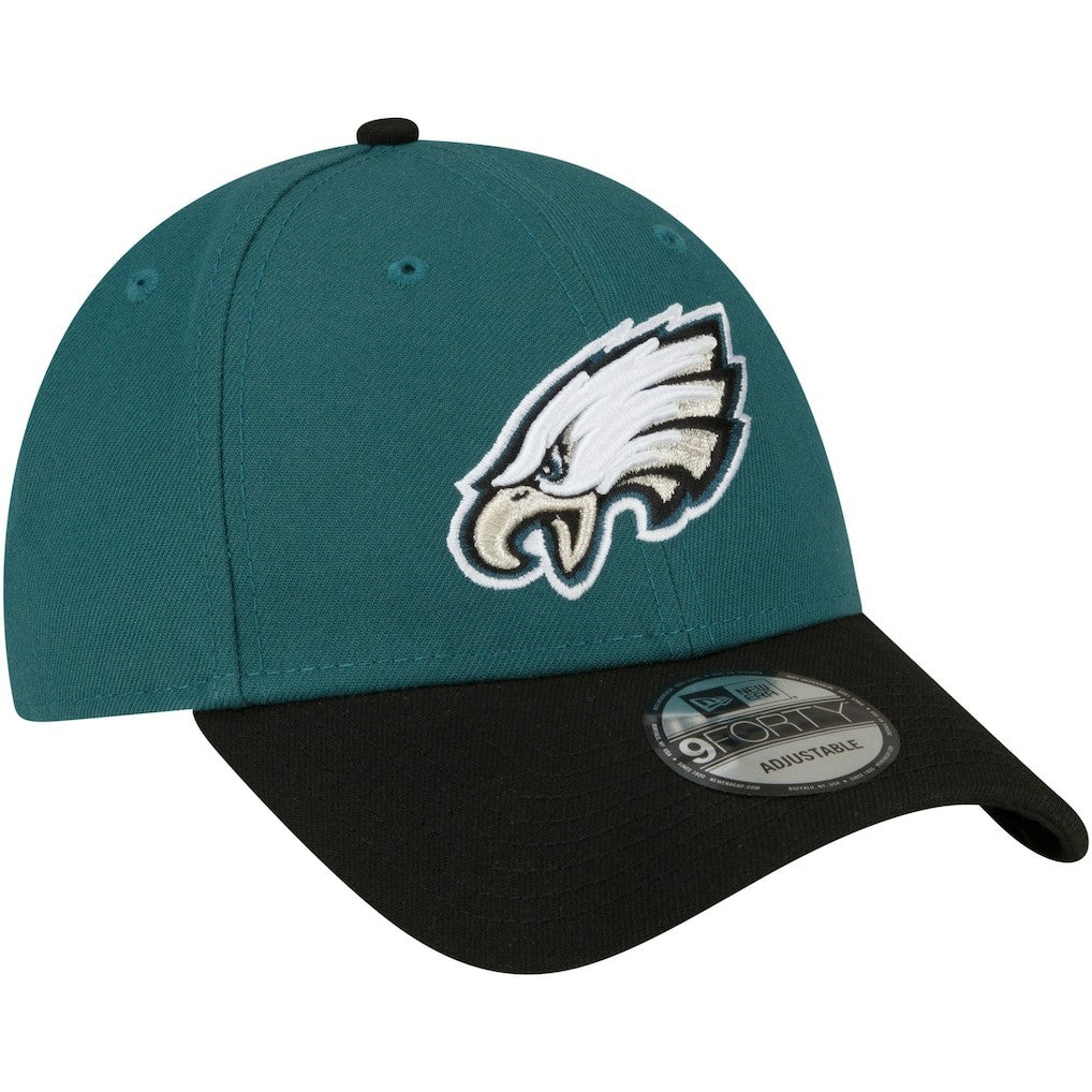 Philadelphia Eagles New Era The League Two-Tone 9FORTY Adjustable Hat