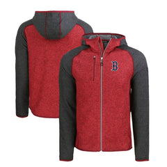 Boston Red Sox Cutter & Buck Mainsail Full-Zip Hooded Jacket | MLB Shop
