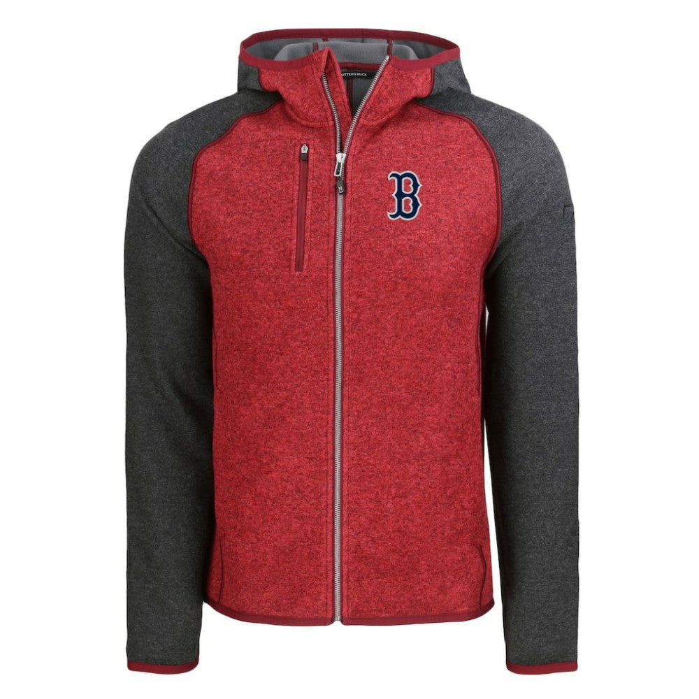 Boston Red Sox Cutter & Buck Mainsail Full-Zip Hooded Jacket | MLB Shop