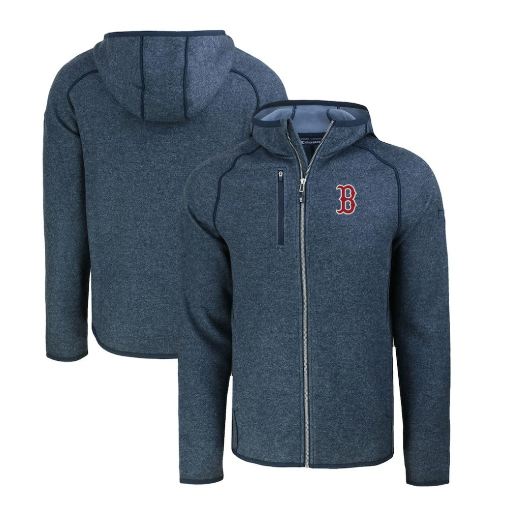 Boston Red Sox Cutter & Buck Mainsail Full-Zip Hooded Jacket | MLB New